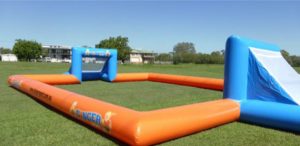 Inflatable foam pit